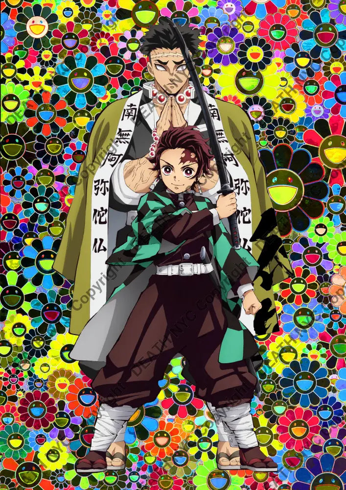 Death0493 Demon Slayer 45X32Cm (Edition Of 100) (2020) Art Print