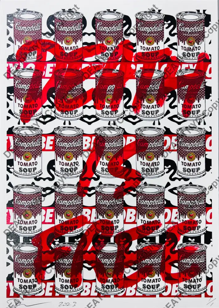 Death054 Hand Written (Edition Of One) Art Print