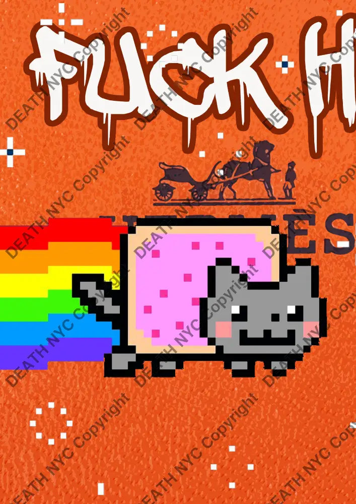 Death0650 Nft Cat (Edition Of 100) (2022) Art Print