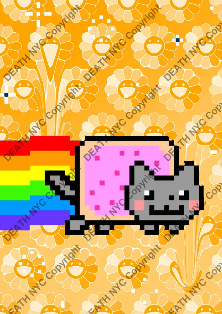 Death0652 Nft Cat (Edition Of 100) (2022) Art Print