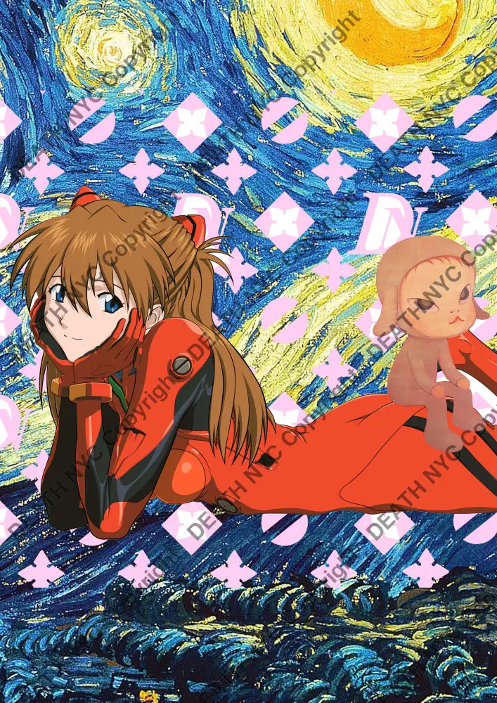 Death0762 Asuka (Edition Of 100) (2020) Art Print