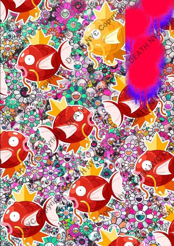 ’Deathac254’’ 45X32Cm Pokemon (Edition Of 100*) Art Print