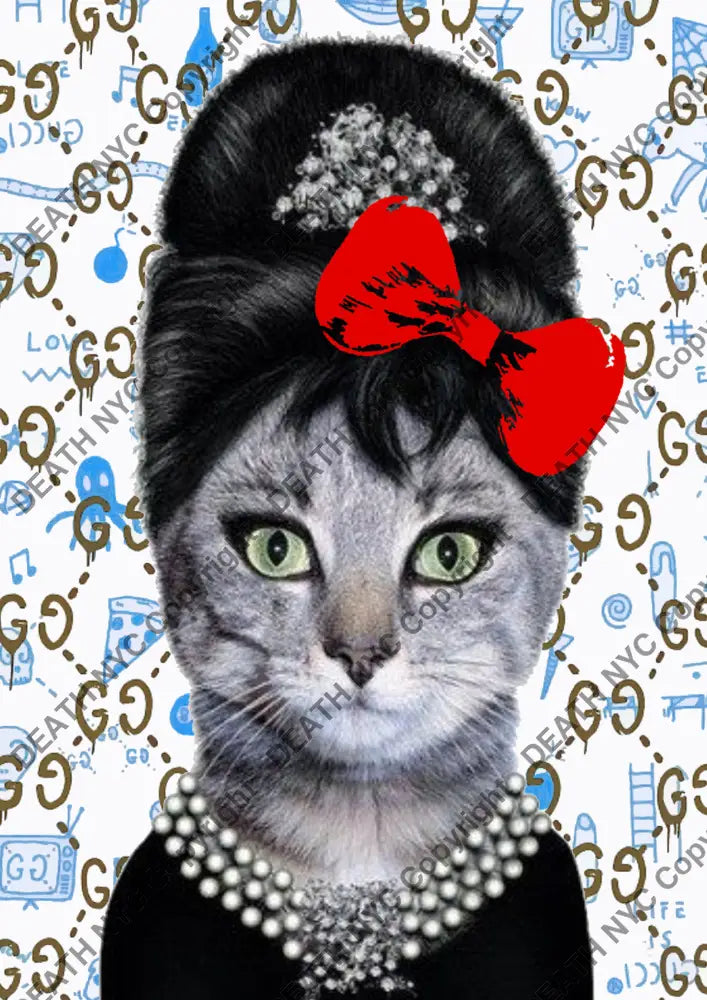 ’Deathae177’’ 45X32Cm Chnl Cat (Edition Of 100*) (2024) Art Print