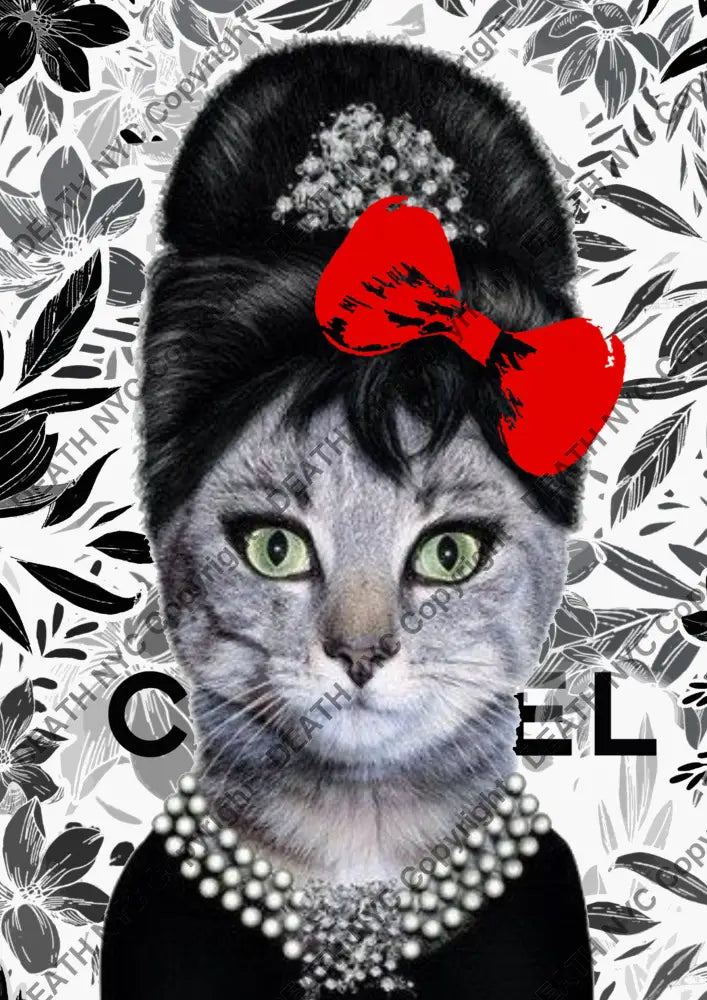 ’Deathae178’’ 45X32Cm Chnl Cat (Edition Of 100*) (2024) Art Print