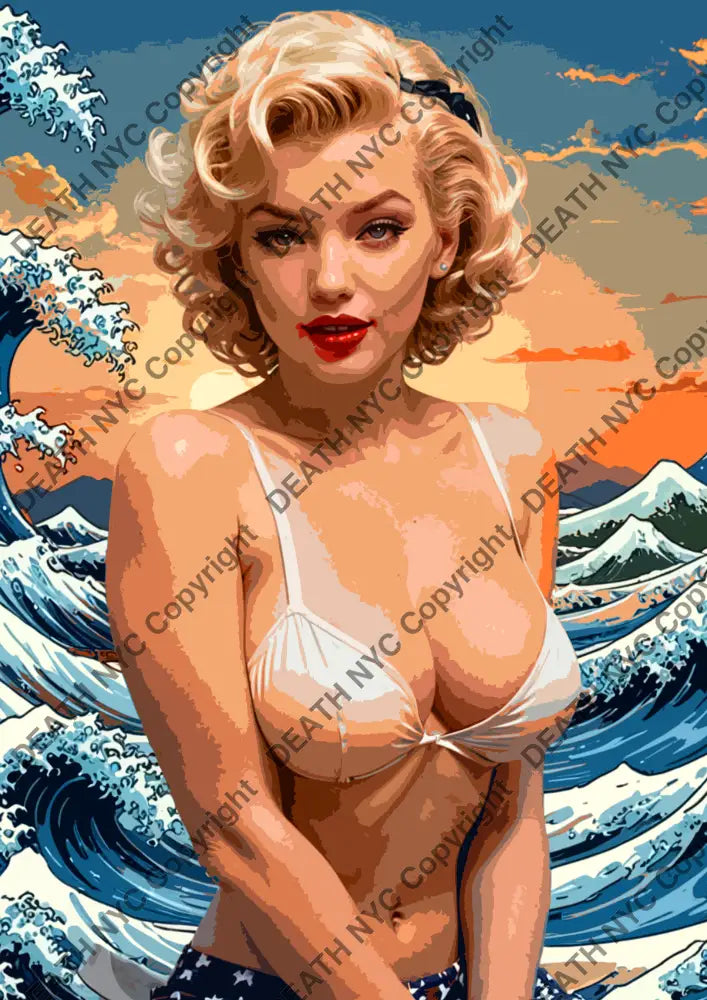 ’Deathah8’’ 45X32Cm (Edition Of 100*) (2024) Monr Art Print