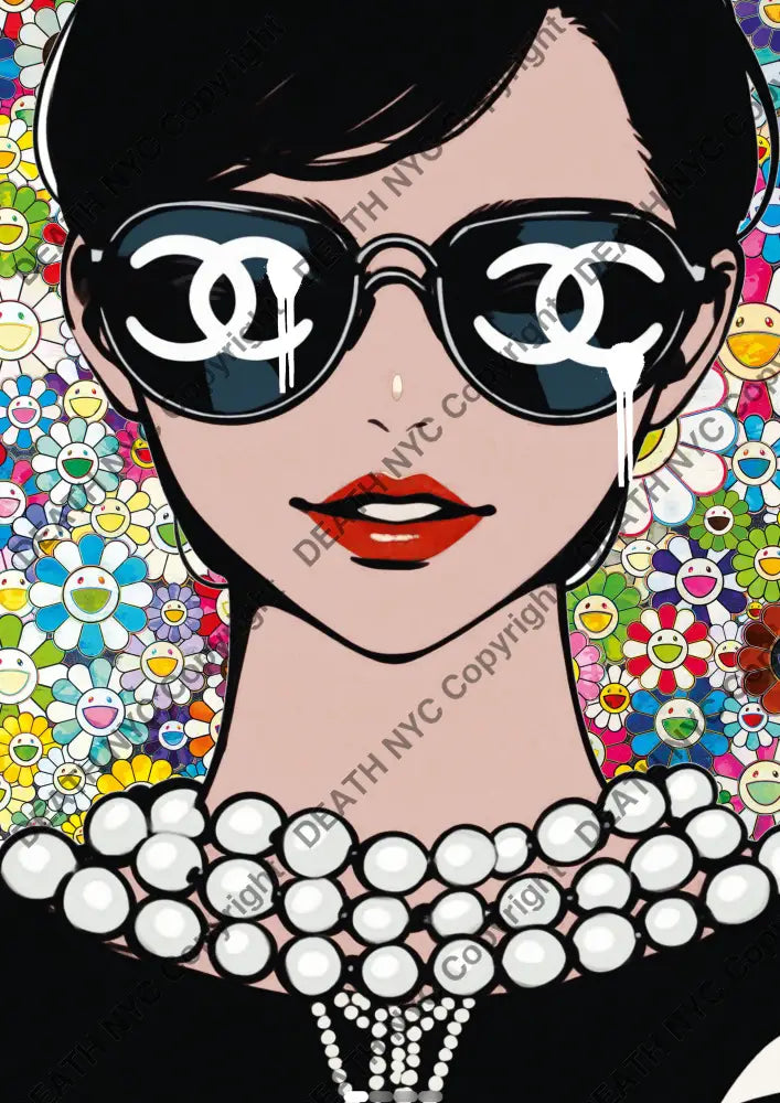 ’Deathaq21’’ 45X32Cm (Edition Of 100*) (2024) Girl Art Print