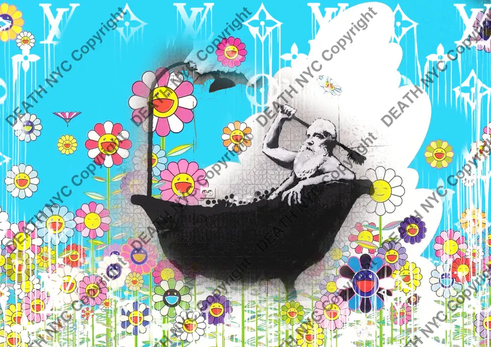 ’Deathaw39’’ 45X32Cm (Edition Of 100*) (2024) Bank Art Print
