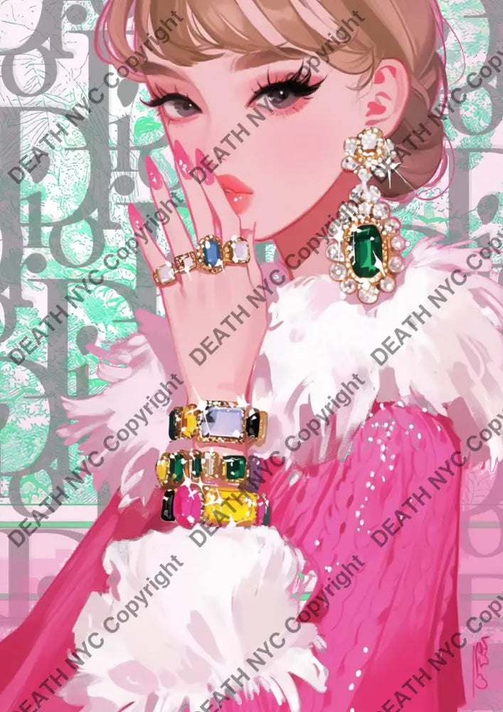 ’DEATHAY6’’ 45x32cm (Edition of 100*) (2025) girl Art Print