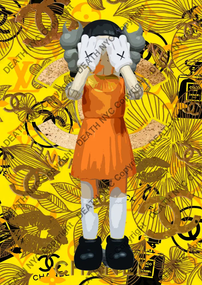 ’Deathaz240’’ 45X32Cm (Edition Of 100*) (2025) Squid Art Print