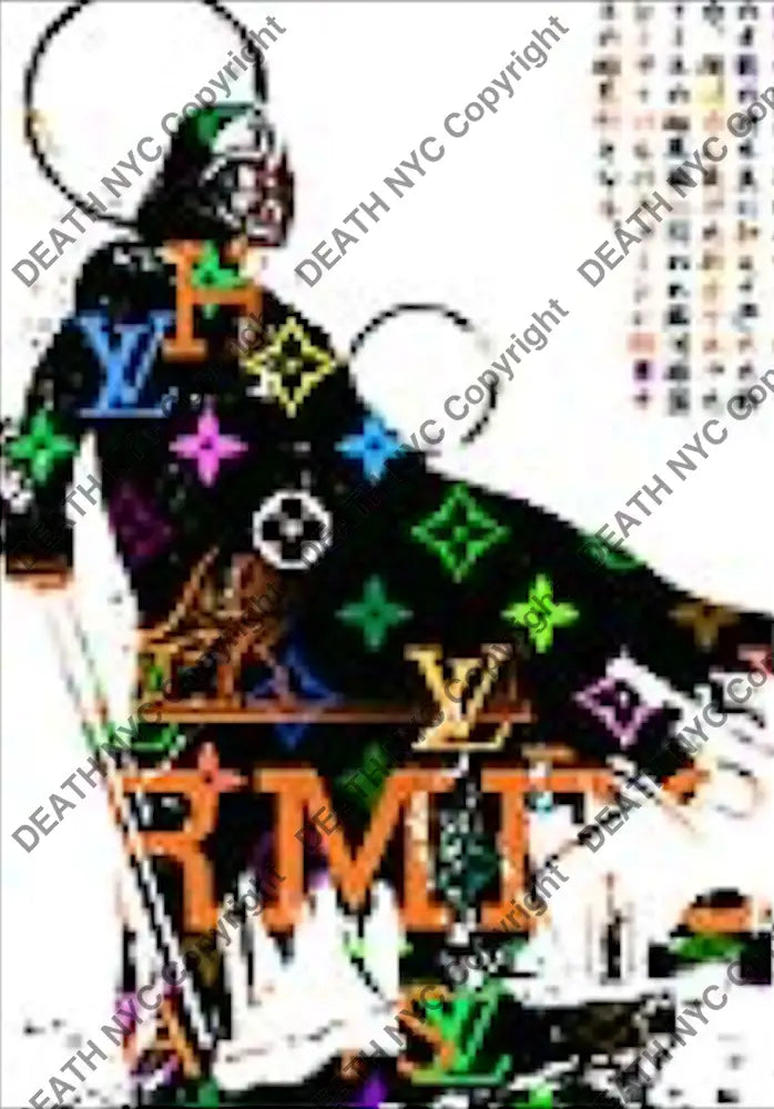 ’DEATHBA475’’ 45x32cm (Edition of 100*) (2025) v d r Art Print