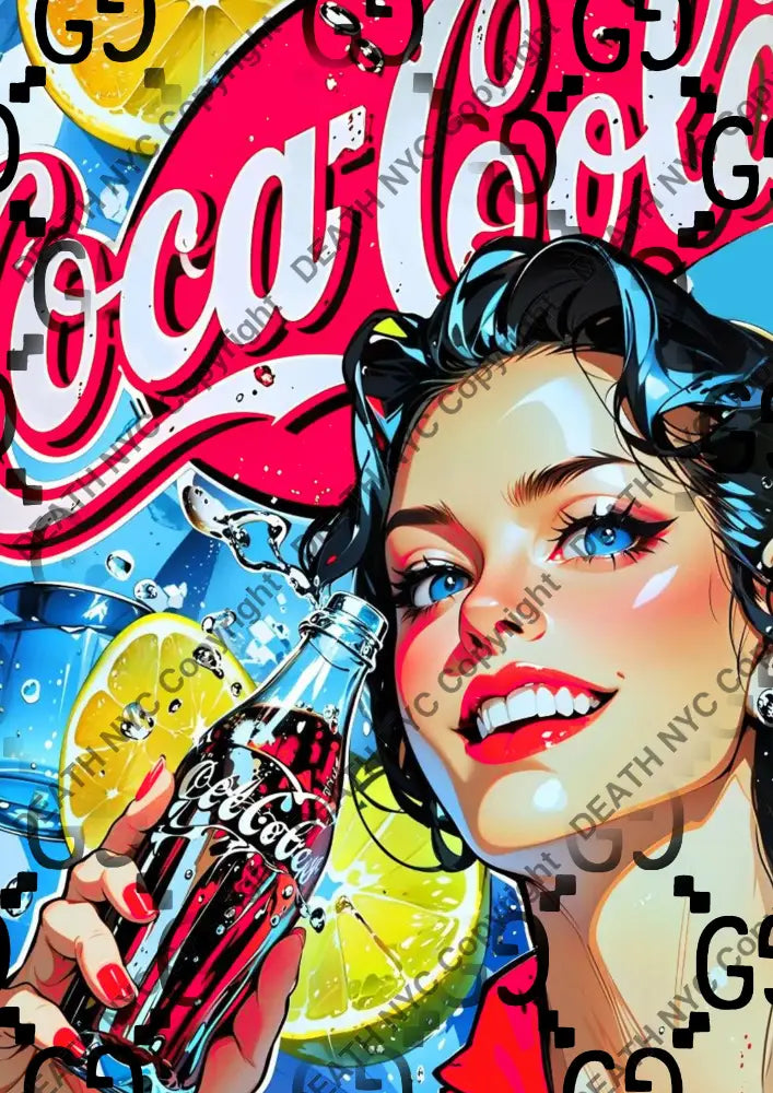 ’DEATHBA612’’ 45x32cm (Edition of 100*) (2025) girl Art Print