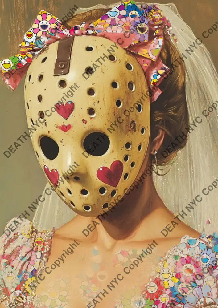 ’DEATHBA769’’ 45x32cm (Edition of 100*) (2025) mask Art Print