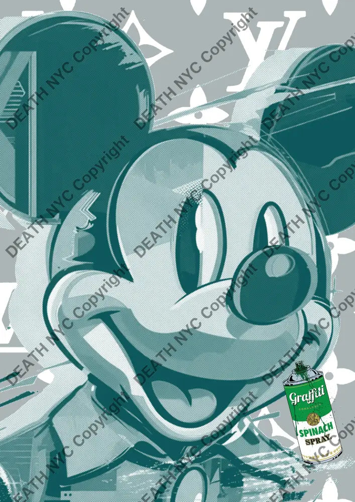 ’DEATHBA802’’ 45x32cm (Edition of 100*) (2025) mouse Art Print