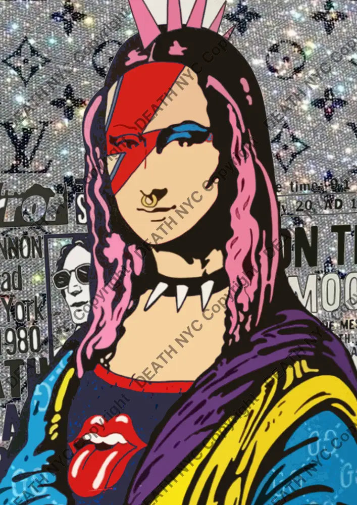 ’DEATHBA820’’ 45x32cm (Edition of 100*) (2025) mona Art Print
