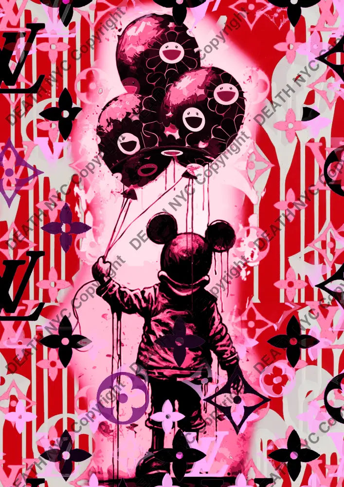 ’DEATHBA855’’ 45x32cm (Edition of 100*) (2025) bank Art Print