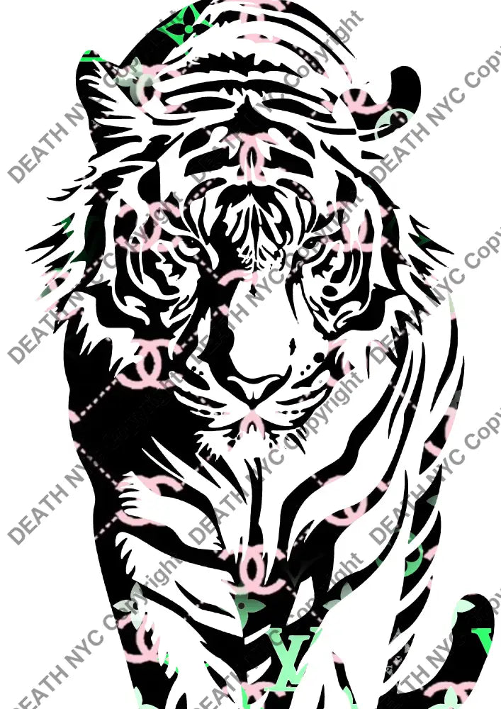 ’DEATHBC784’’ 45x32cm (Edition of 100*) (2025) tiger Art Print