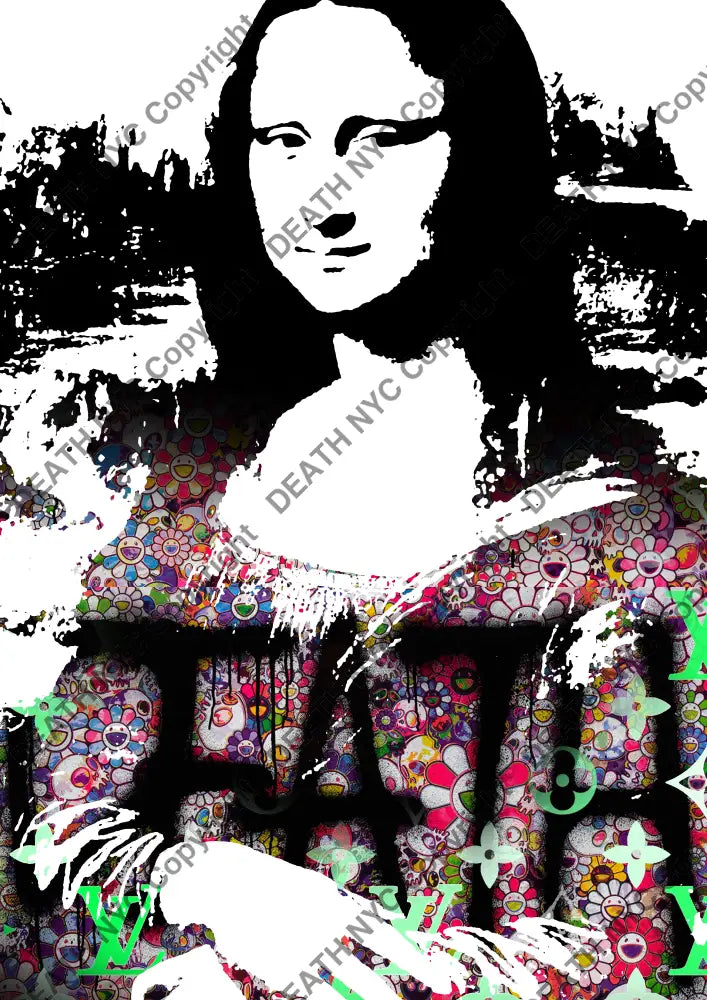 ’DEATHBC791’’ 45x32cm (Edition of 100*) (2025) mona Art Print