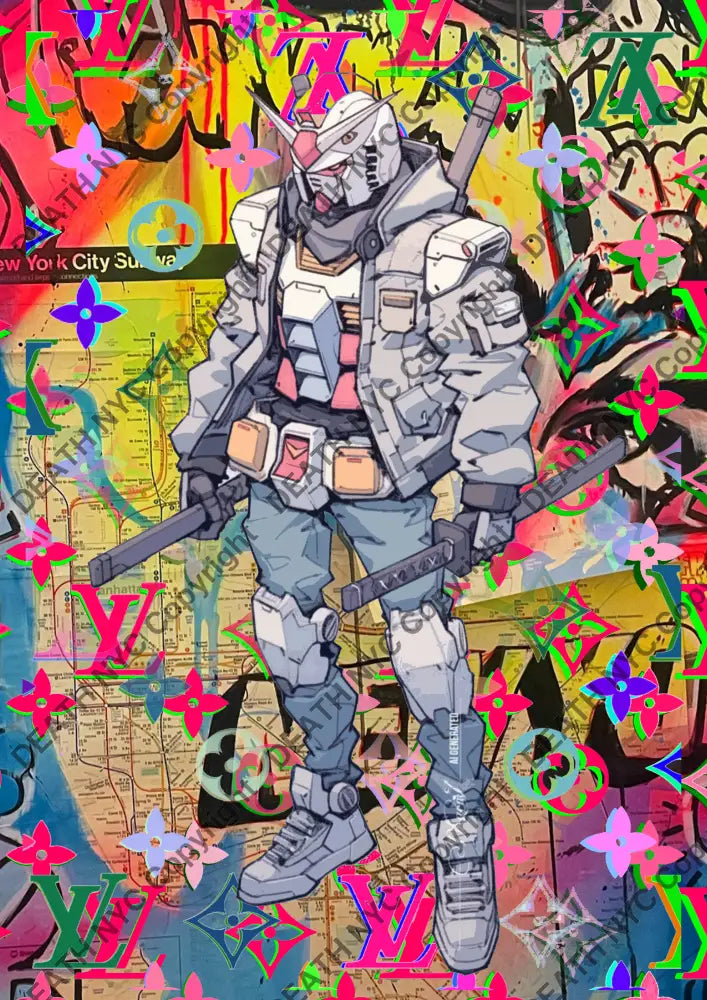 ’DEATHBC886’’ 45x32cm (Edition of 100*) (2025) gund Art Print
