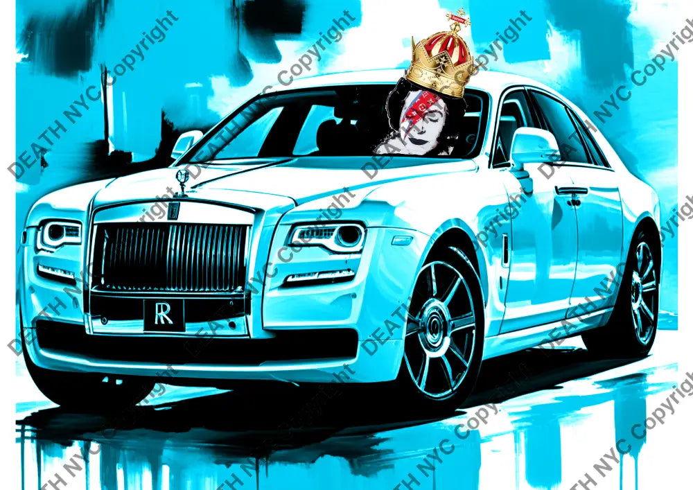’Deathbd101’’ 45X32Cm Queen (Edition Of 100*) (2025) Art Print