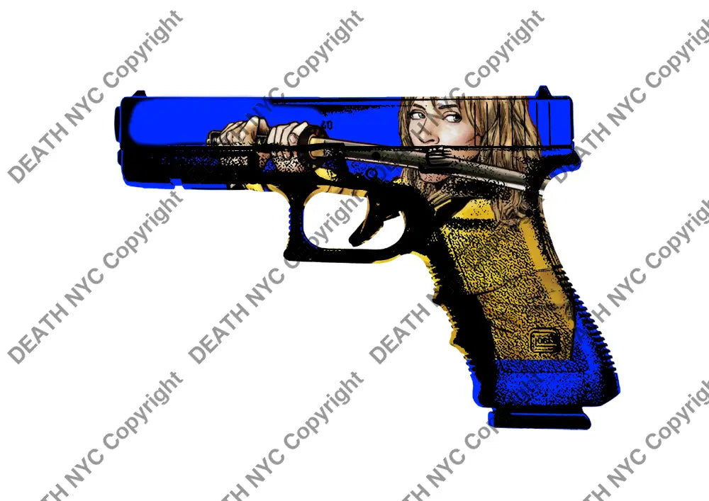 ’Deathbd227’’ 45X32Cm (Edition Of 100*) (2025) Gun Art Print