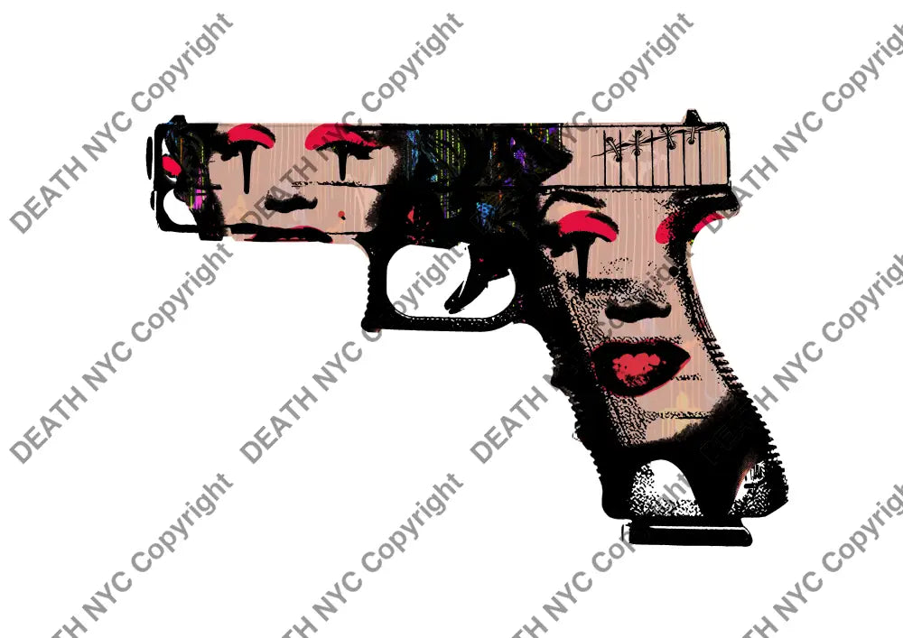 ’Deathbd230’’ 45X32Cm (Edition Of 100*) (2025) Gun Art Print