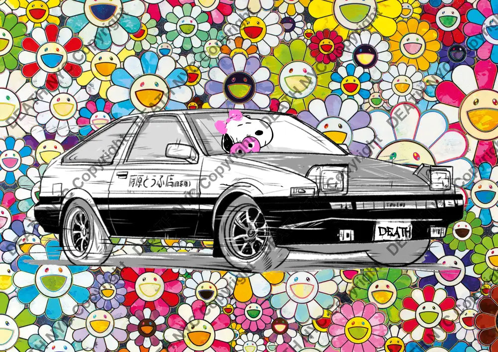 ’DEATHBD60’’ 45x32cm (Edition of 100*) (2025) silly Art Print