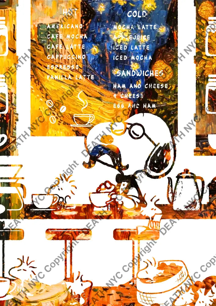 ’DEATHBE295’’ silly 45x32cm (2025) Art Print