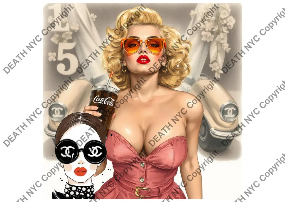 ’DEATHBE464’’ 45x32cm (Edition of 100*) (2024) Mon Cok Art Print