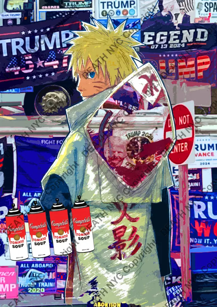’DEATHBE508’’ 45x32cm (Edition of 100*) (2025) Trump Naru Art Print