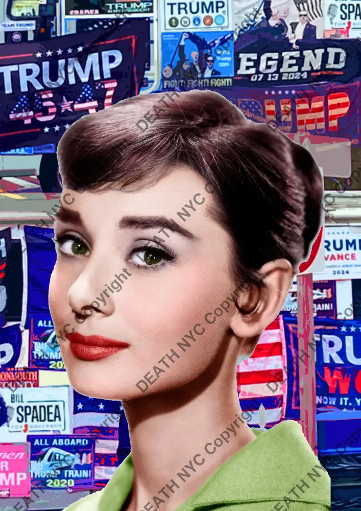 ’DEATHBE512’’ 45x32cm (Edition of 100*) (2025) Audrey Trump Art Print