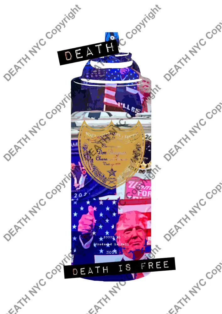 ’DEATHBE516’’ 45x32cm (Edition of 100*) (2025) Trump Art Print