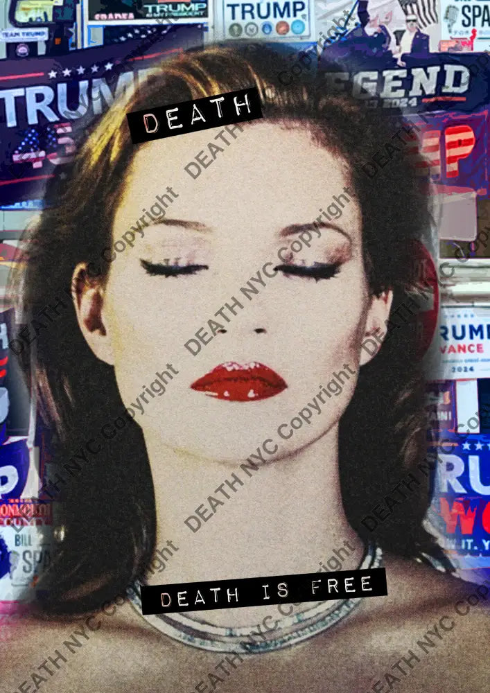 ’DEATHBE539’’ 45x32cm (Edition of 100*) (2025) Trump Art Print