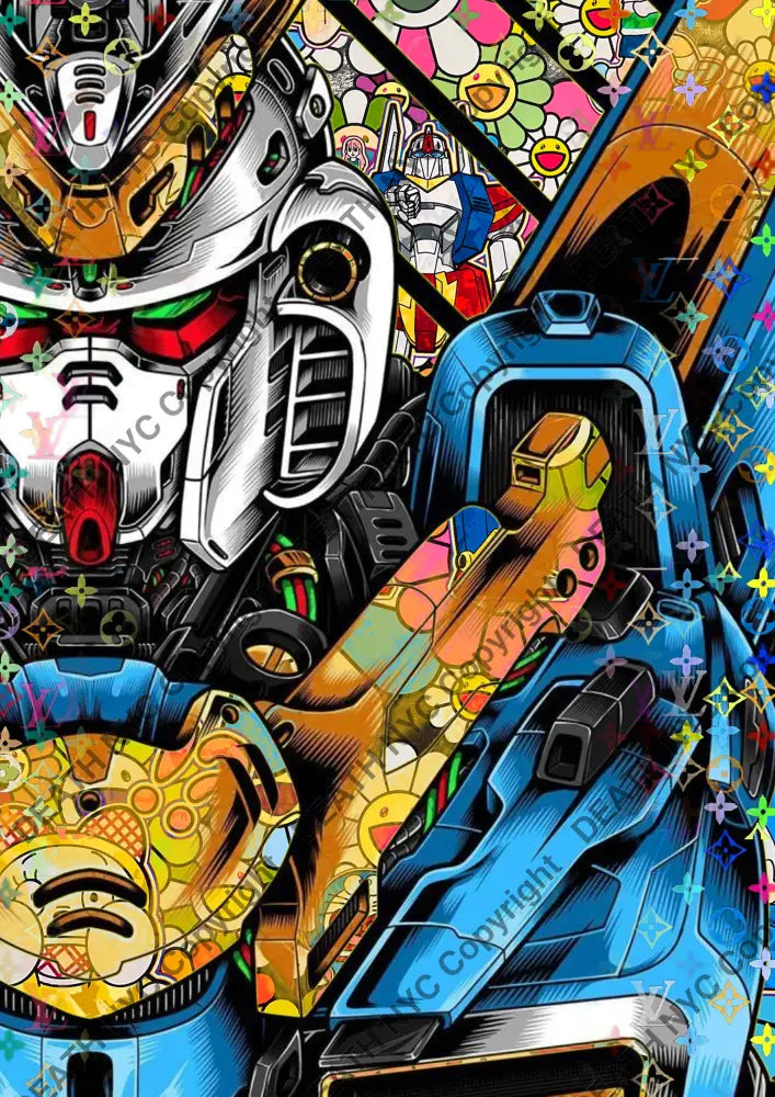 ’DEATHBE942’’ 45x32cm (Edition of 100*) (2025) gund Art Print