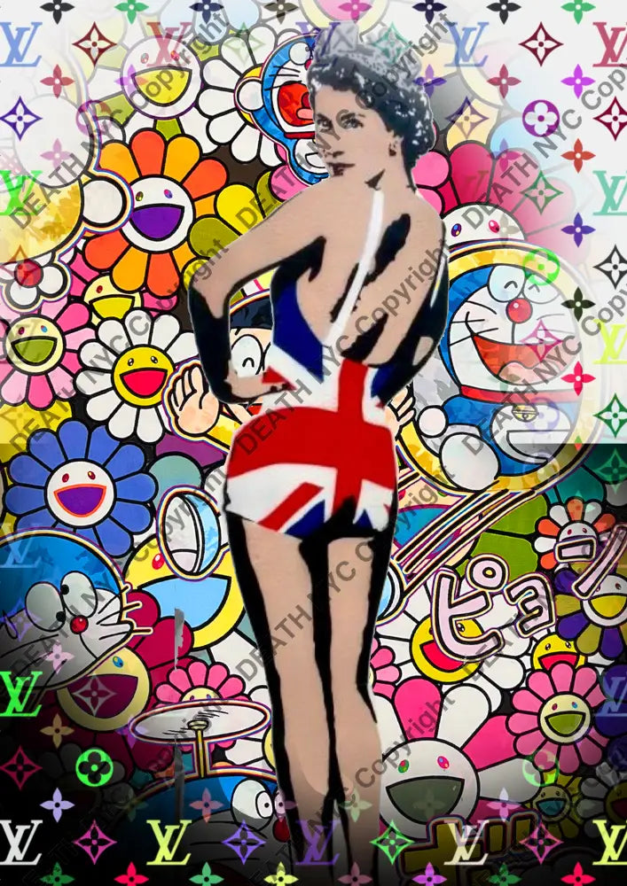 ’DEATHBF417’’ 45x32cm (Edition of 100*) (2025) queen Art Print