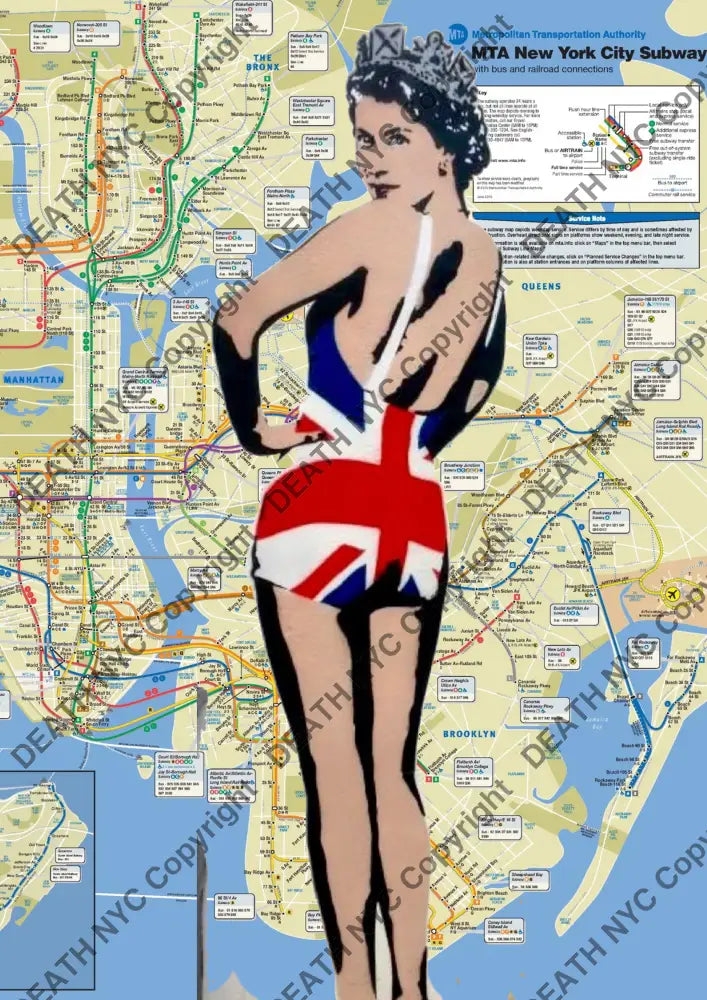 ’DEATHBF418’’ 45x32cm (Edition of 100*) (2025) queen Art Print