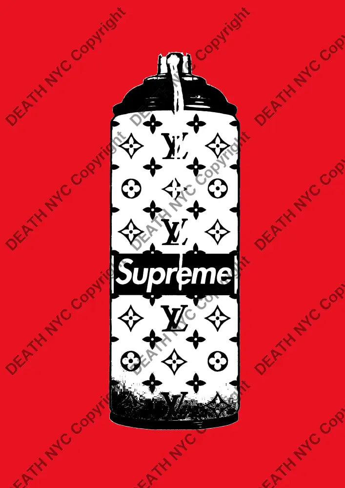 ’DEATHBF425’’ 45x32cm (Edition of 100*) (2025) spray Art Print