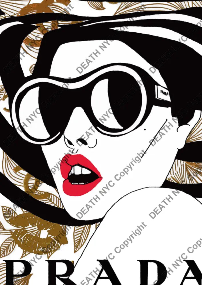 ’DEATHBF484’’ 45x32cm (Edition of 100*) (2025) pr d Art Print
