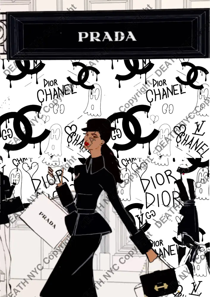 ’DEATHBF489’’ 45x32cm (Edition of 100*) (2025) pr d Art Print