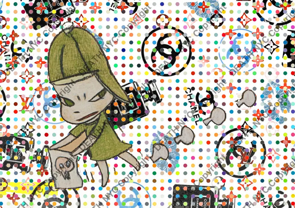 ’DEATHBF525’’ 45x32cm (Edition of 100*) (2025) cute Art Print