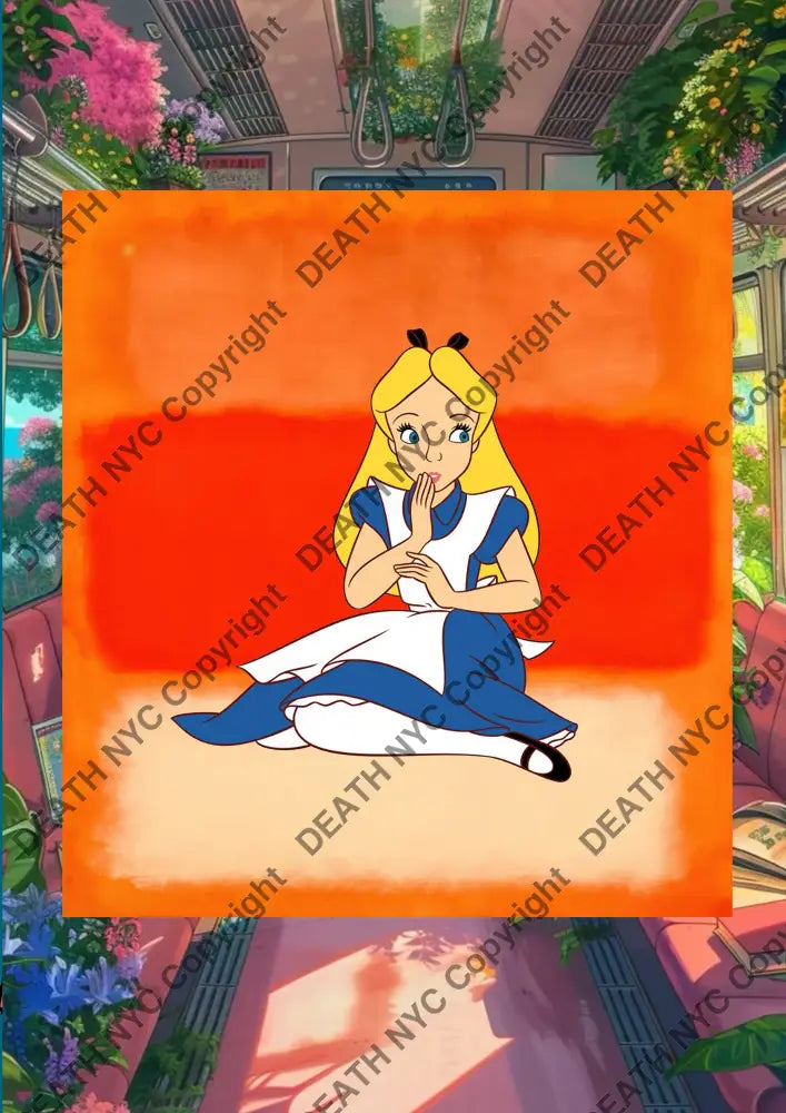 ’DEATHBG35’’ 45x32cm (Edition of 100*) (2025) alice Art Print
