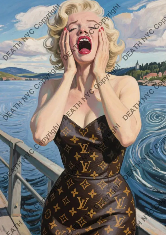 ’DEATHCA876’’ 45x32cm (Edition of 100*) (2025) monr Art Print