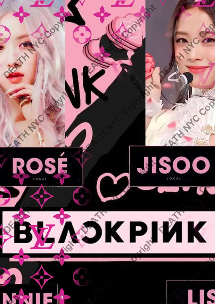 ’DEATHCB40’’ 45x32cm (Edition of 100*) (2026) black pink Art Print