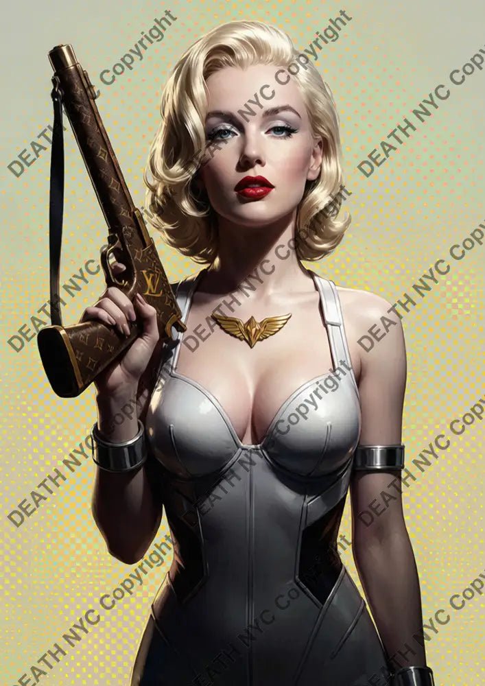 ’DEATHCC676’’ 45x32cm (Edition of 100*) (2026) monr - Art Print