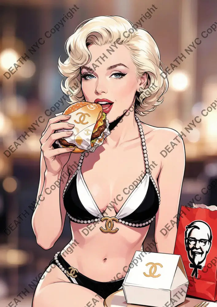’DEATHCC92’’ 45x32cm (Edition of 100*) (2026) monr - Art Print
