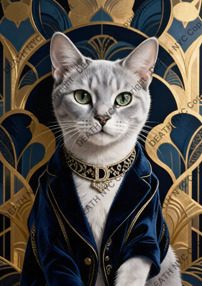 ’DEATHDB445’’ 45x32cm (Edition of 100*) (2026) cat - Art Print