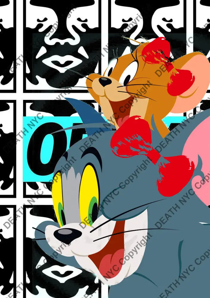 Deathf1260 Tom And Jerry (Edition Of 100) (2022) Art Print