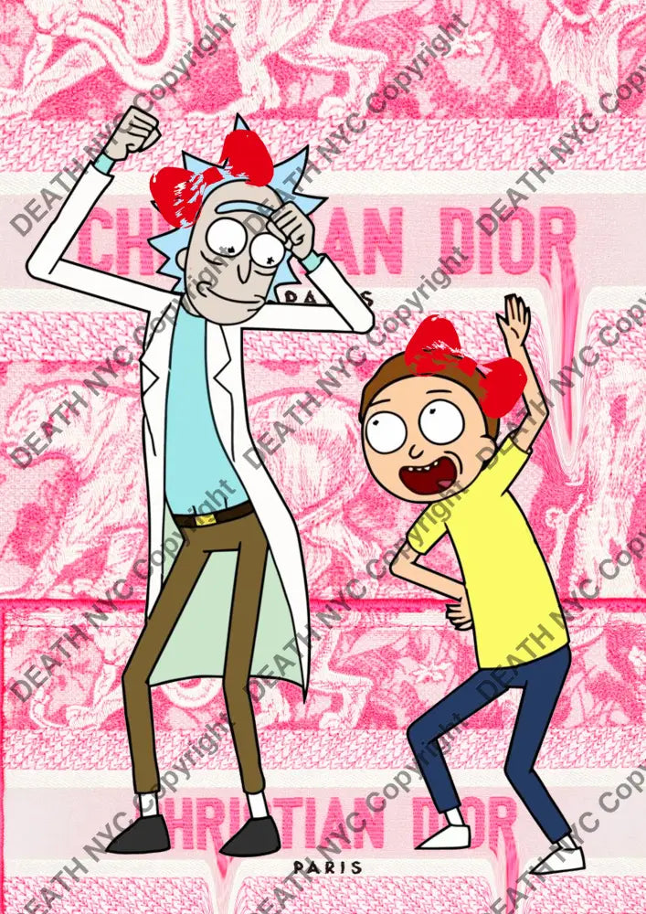 Deathf1564 Rick&Morty (Edition Of 100) (2022) Art Print