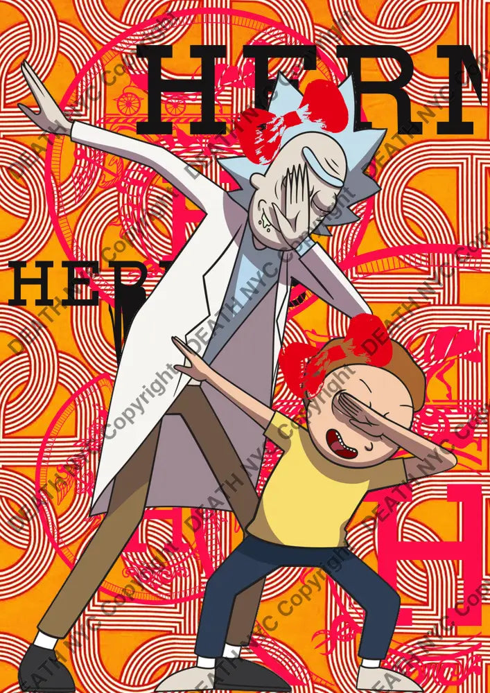 Deathf1571 Rick&Morty (Edition Of 100) (2022) Art Print
