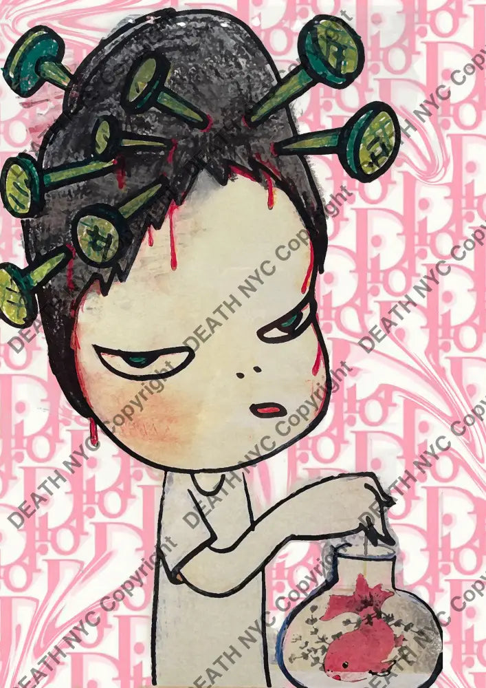 Deathf1597 Cute (Edition Of 100) (2022) Art Print