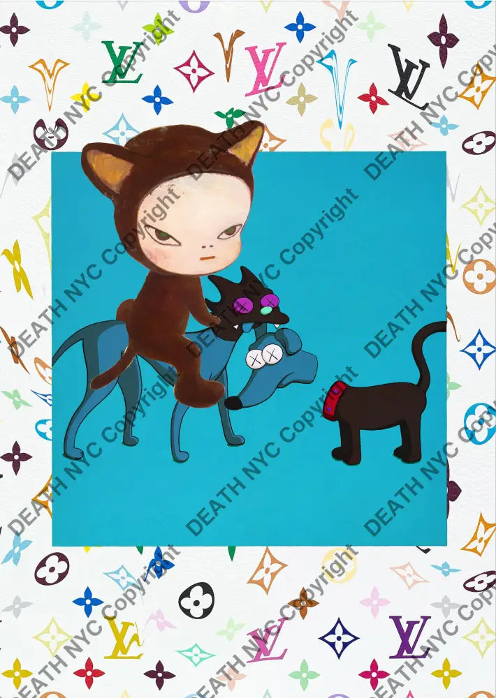 Deathf321 Cute (Edition Of 100) (2022) Art Print